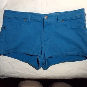 Sky Blue mini shorts